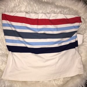 Striped tube top